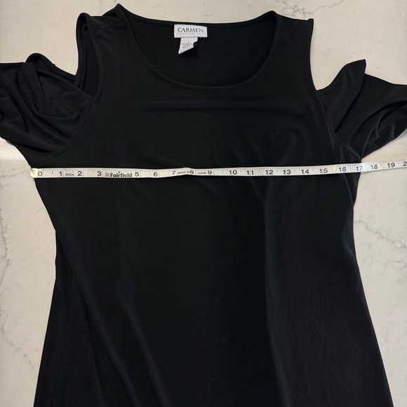 Carmen Marc Volvo Women’s Little Black Dress Size Large - Picture 4 of 6